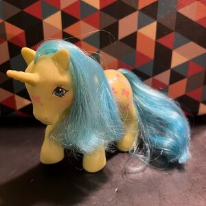 Vintage G1 My Little Pony Buttons Twice As Fancy Unicorn Bows Button MLP Toys